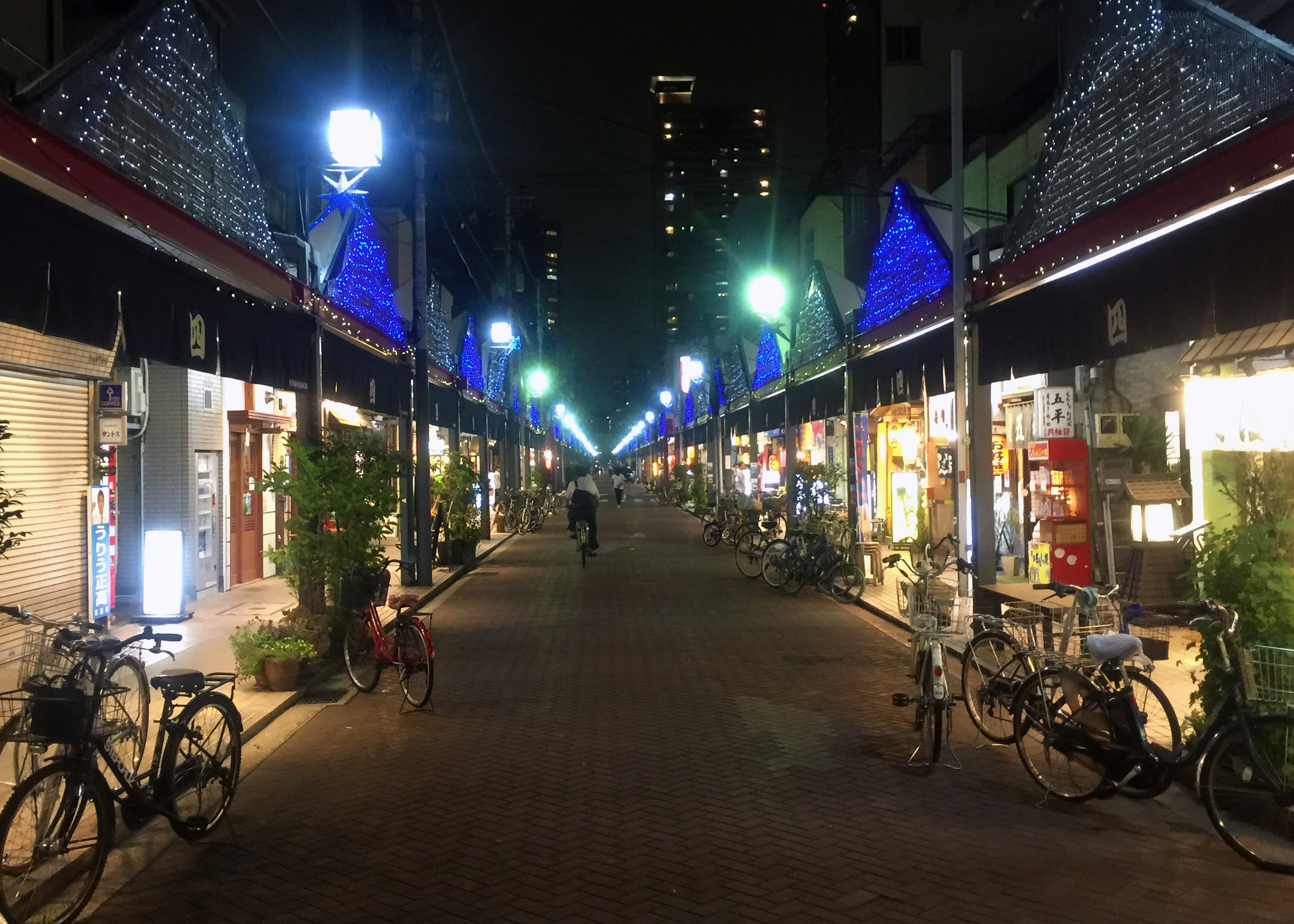 A street in Tsukishima