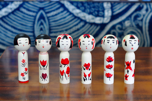 Visitors to the Akiu Traditional Craft Village can learn about the making of kokeshi wodden dolls. | SIMONE CHEN