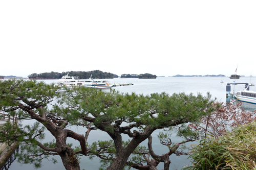 Ranked as one of the three most scenic views of Japan, Matushima is a group of pine-tree-covered islands. | SIMONE CHEN