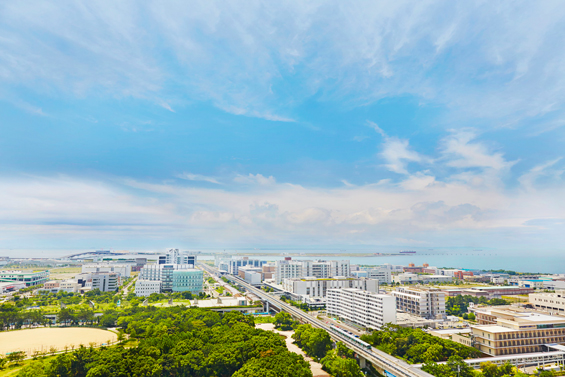 Bird's eye view of the Kobe Biomedical Innovation Cluster
